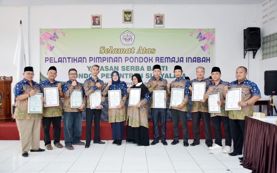 Pelantikan Pimpinan Pondok Remaja Inabah Yayasan Serba Bakti Pontren Suryalaya