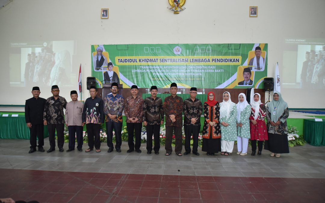 Tajdidul Khidmat Sentralisasi Lembaga Pendidikan